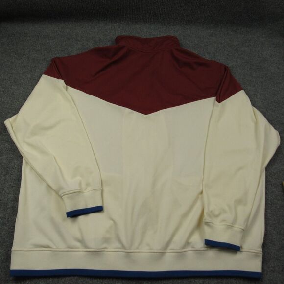 Vintage Rocawear Jacket Men 5XL Cream Blue Rust Colorblock R+ Track - Picture 2 of 13